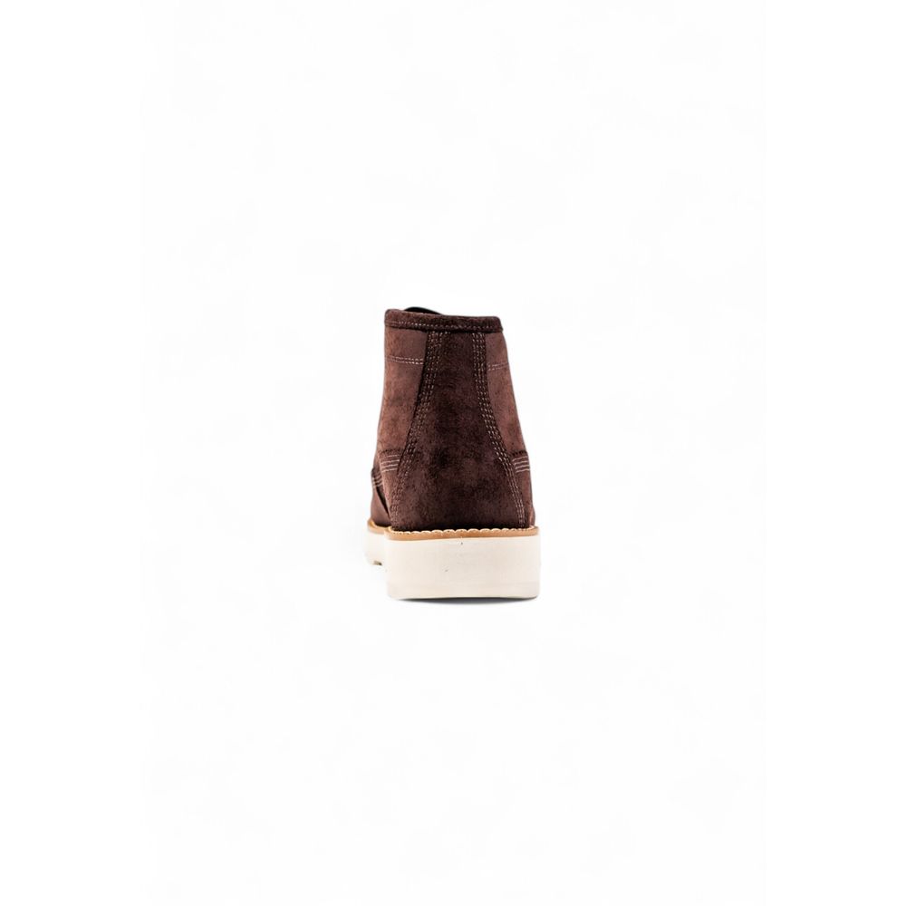 Timberland Braune Leder-Schnürstiefel