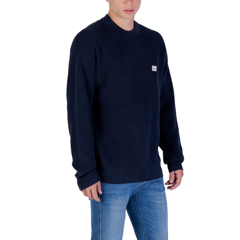 Calvin Klein Jeans Blauer Baumwoll-Sweatshirt