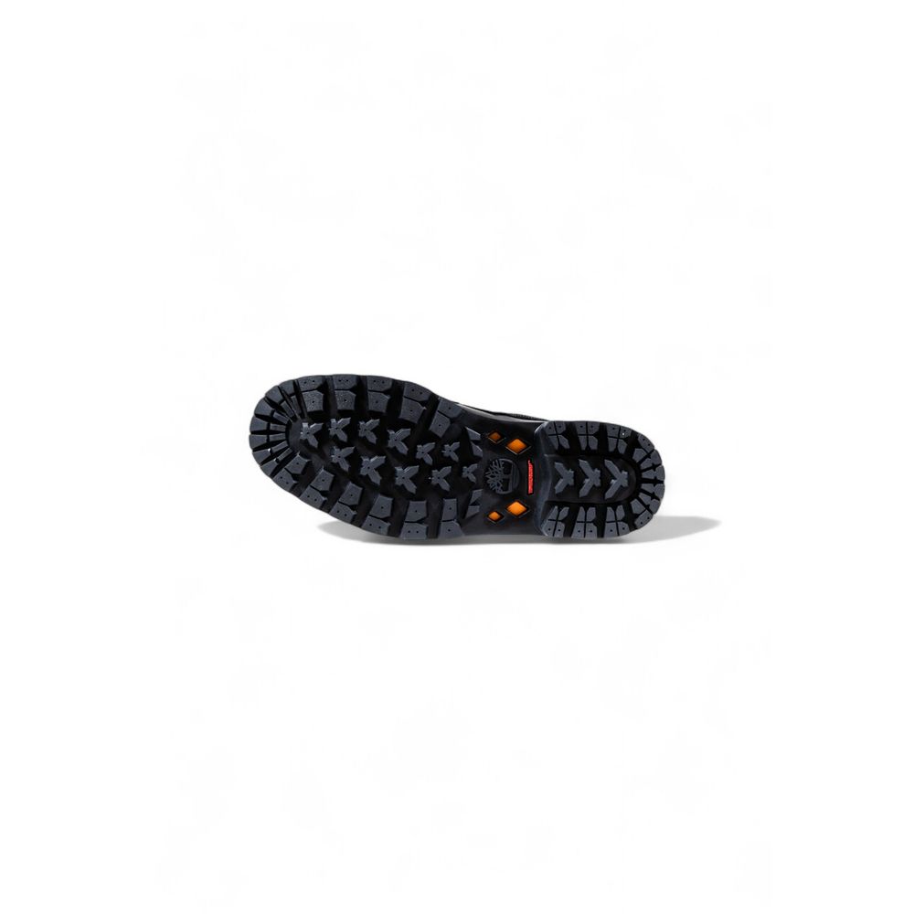 Timberland Schwarze Leder-Schnürstiefel