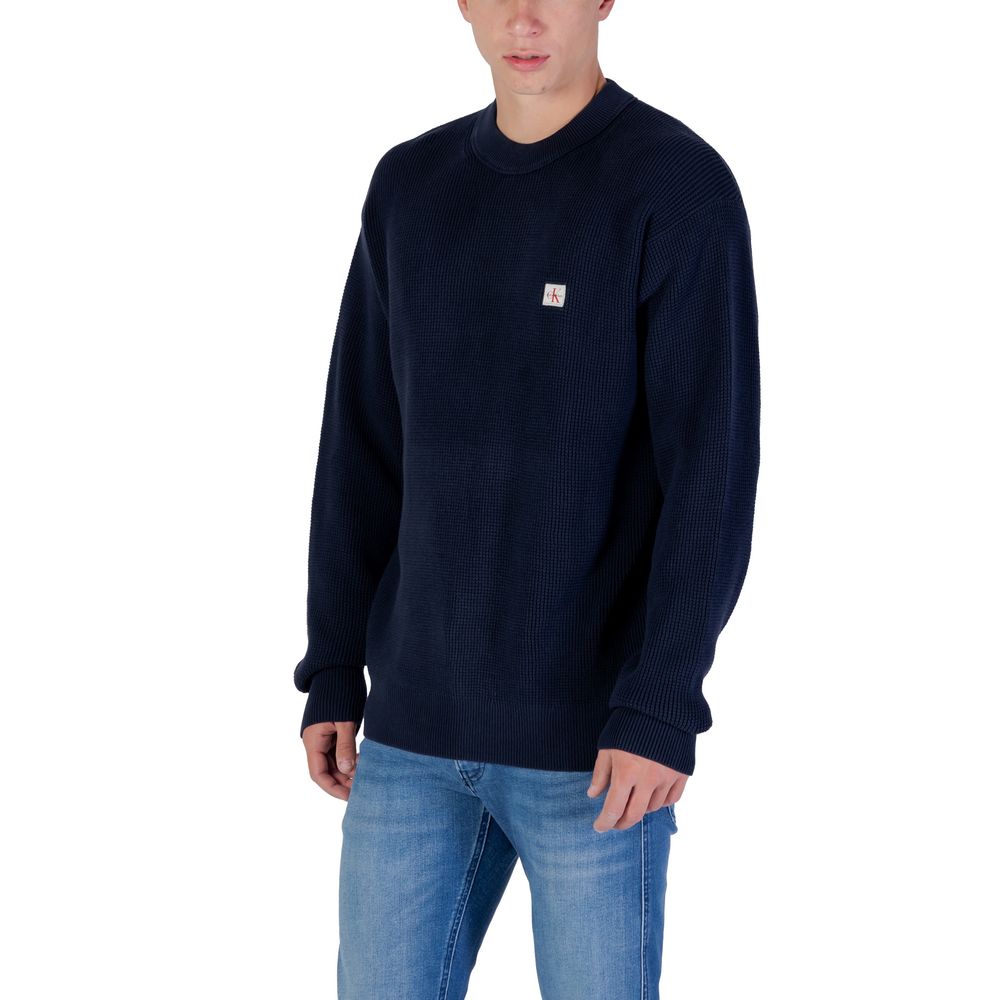 Calvin Klein Jeans Blauer Baumwoll-Sweatshirt