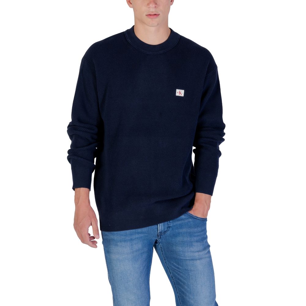 Calvin Klein Jeans Blauer Baumwoll-Sweatshirt