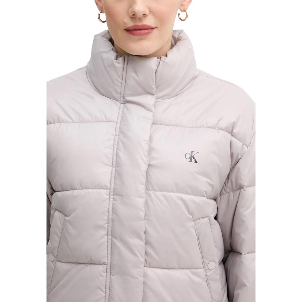 Calvin Klein Jeans Lila Polyamid Jacken und Mäntel