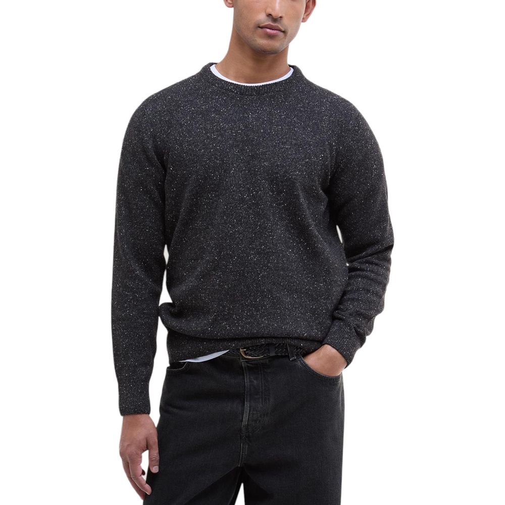Barbour Black Wool Sweater