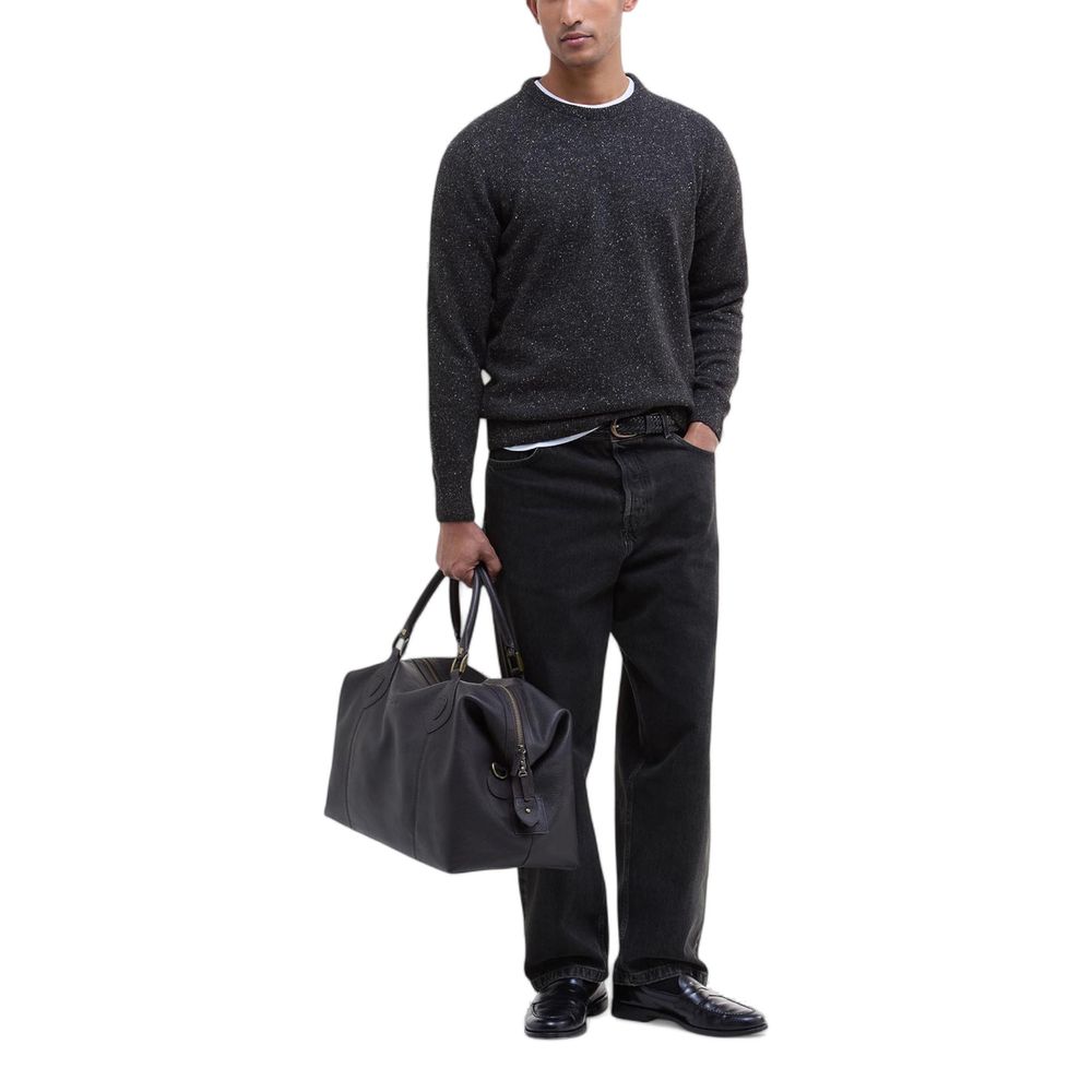 Barbour Black Wool Sweater