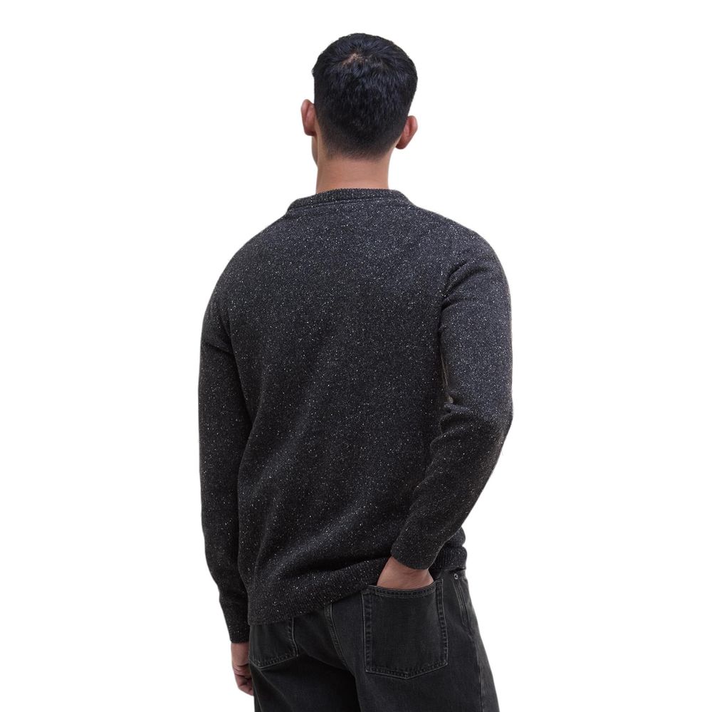 Barbour Black Wool Sweater