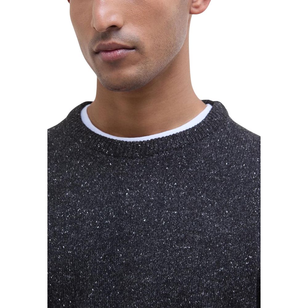 Barbour Black Wool Sweater