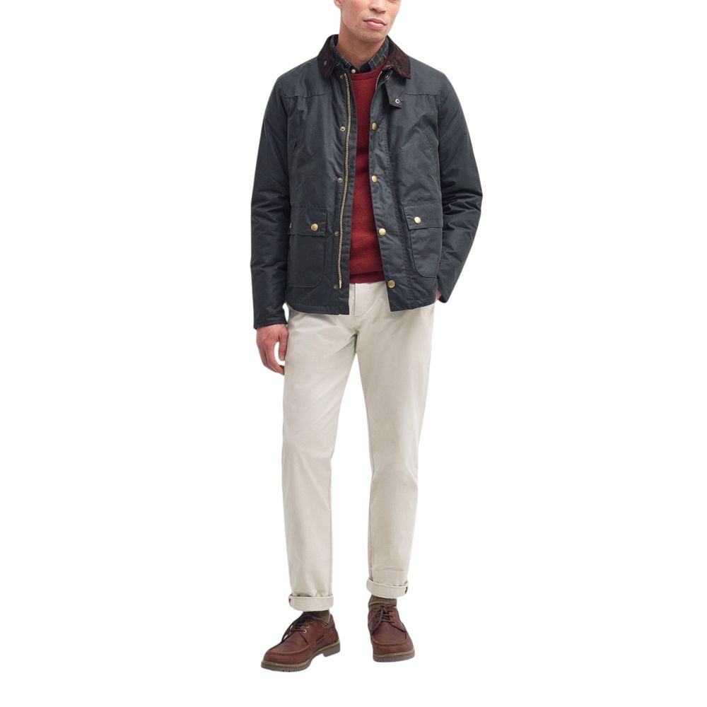 Barbour Graue Baumwoll-Shell-Jacke