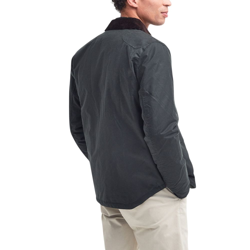 Barbour Graue Baumwoll-Shell-Jacke