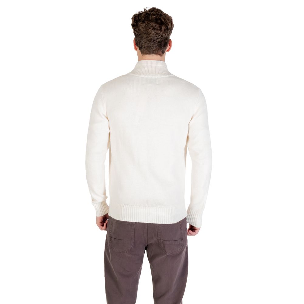 Gianni Lupo Cream Marabou Feather Pullover