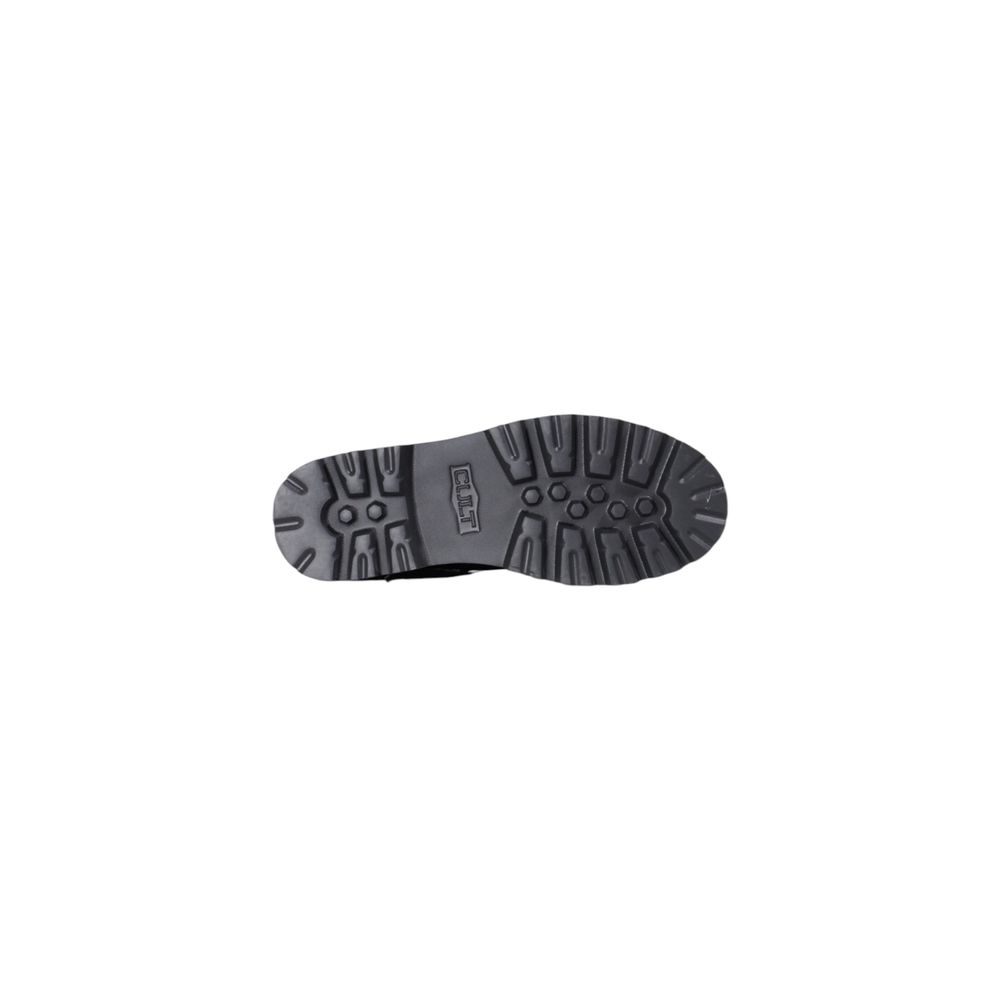 Cult Schwarze Leder Schnürstiefel