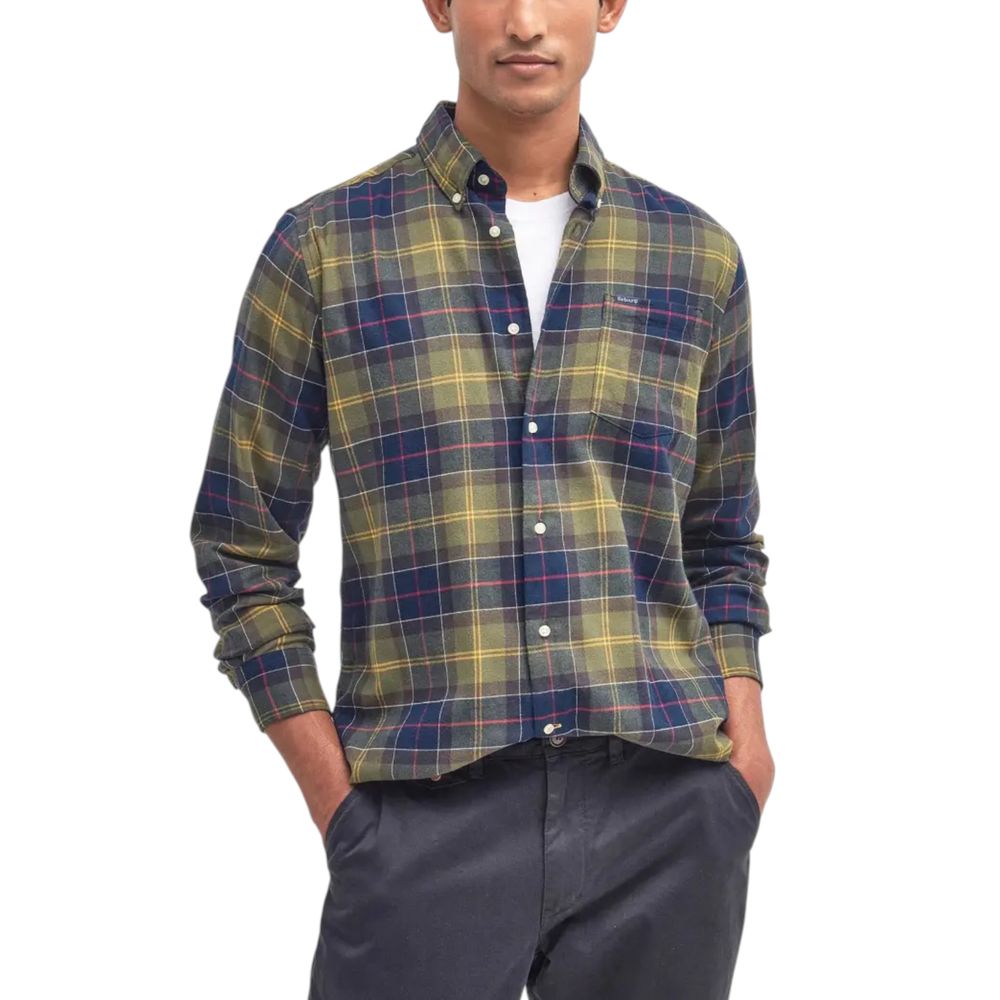 Barbour Zweifarbige Baumwoll-Hemd