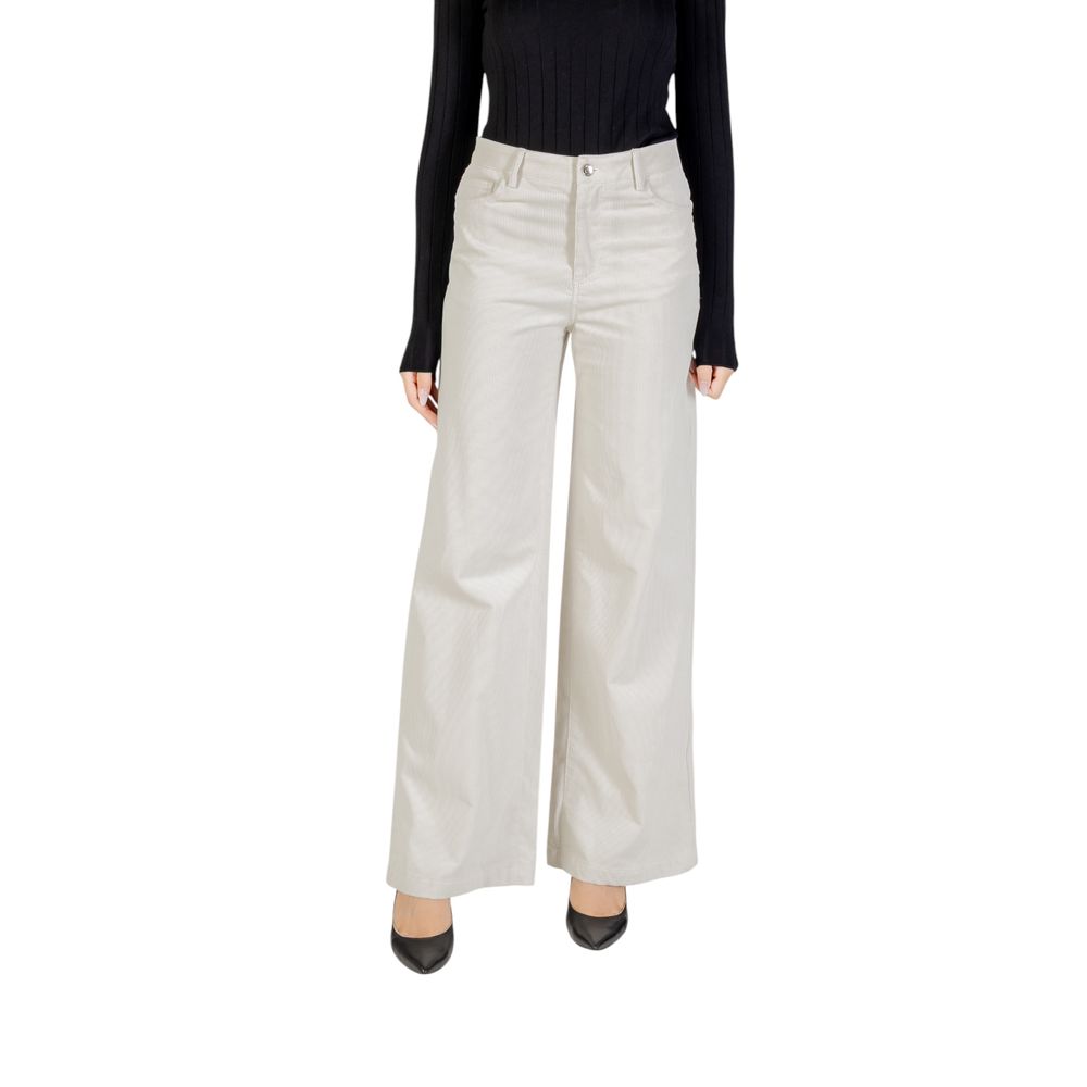 Liu Jo Beige Baumwoll-Freizeithose