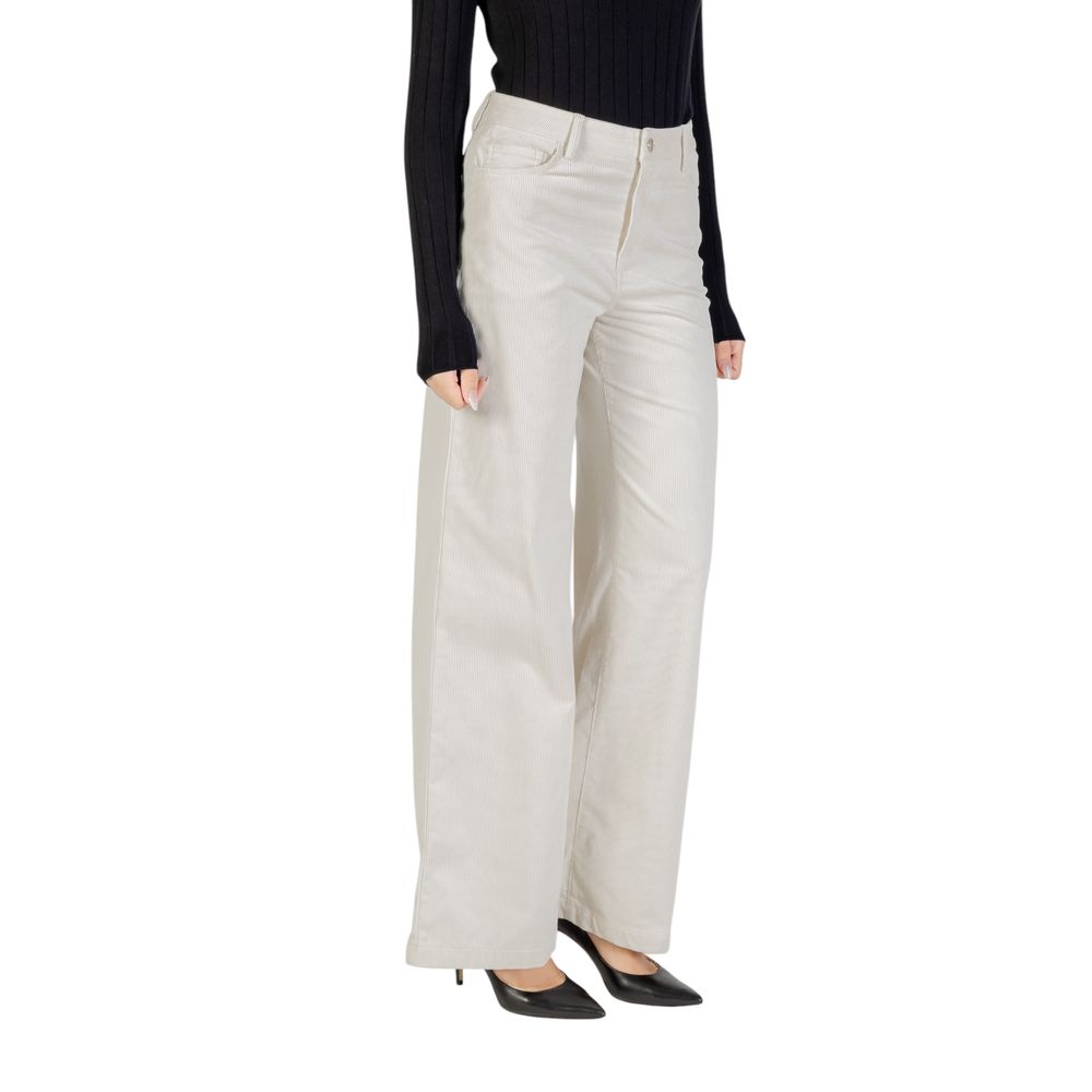 Liu Jo Beige Baumwoll-Freizeithose