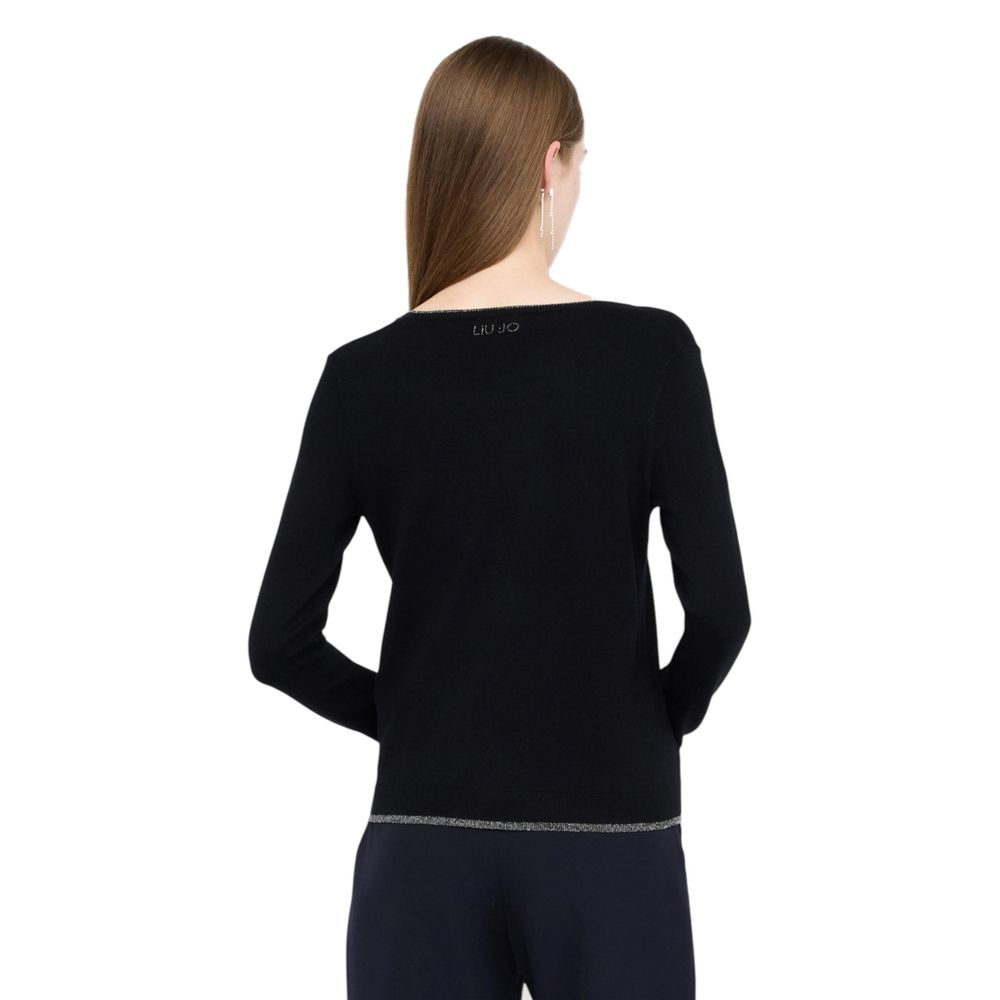 Liu Jo Black Knitted Cardigan made of Textile