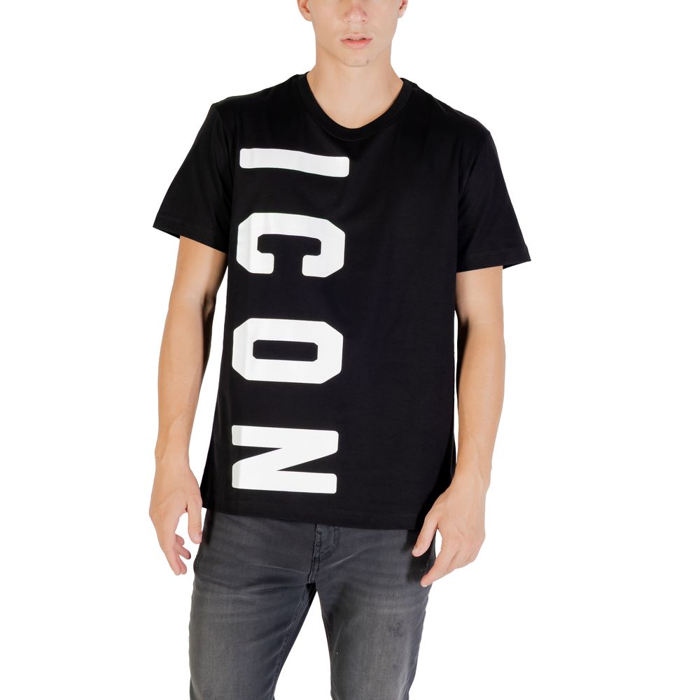 Icon Black and White Cotton T-Shirt