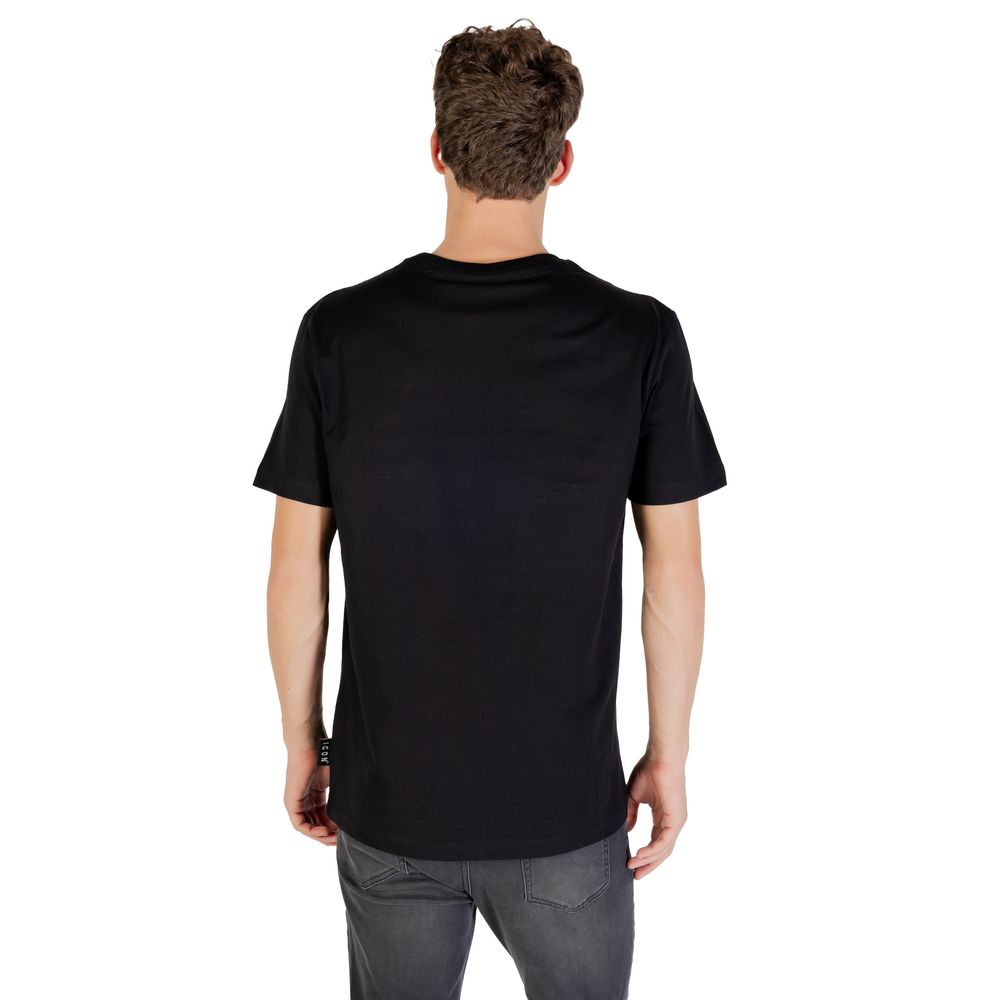 Icon Black and White Cotton T-Shirt