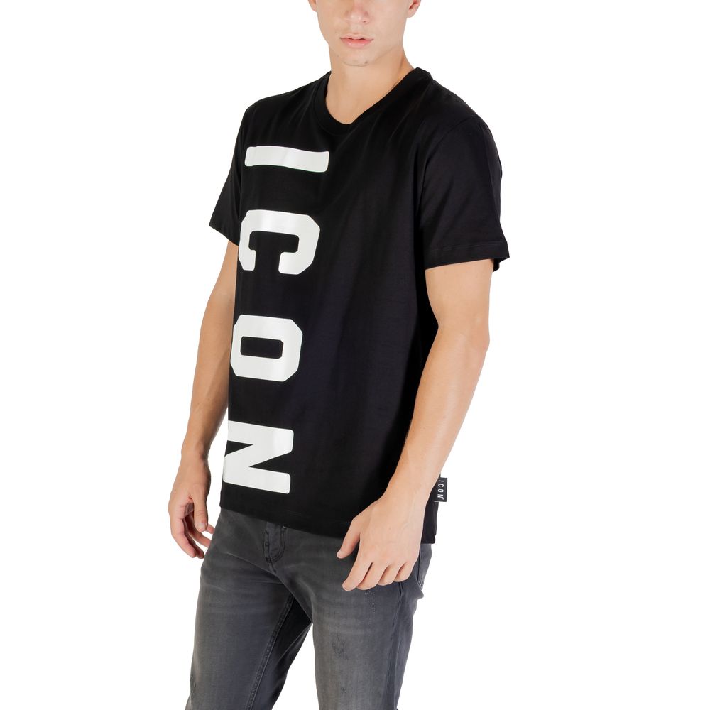 Icon Black and White Cotton T-Shirt