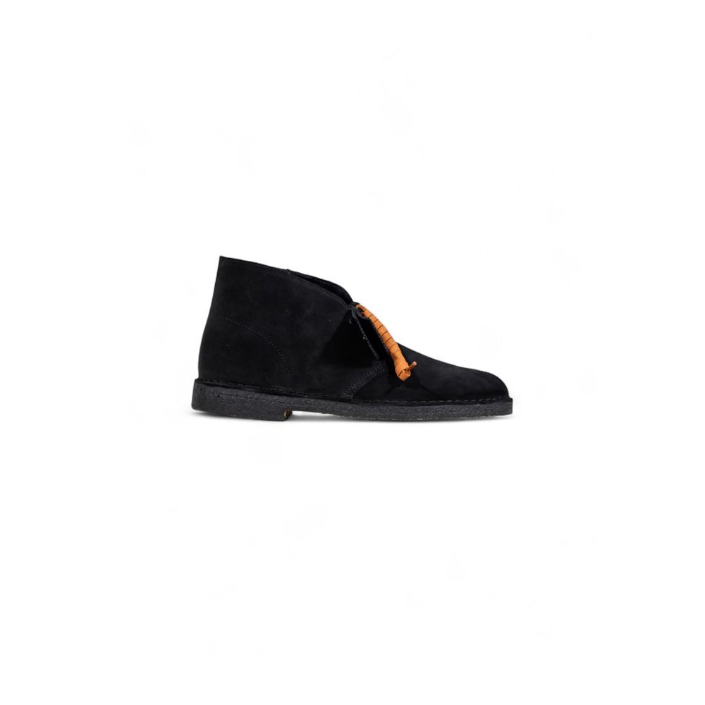 Clarks Schwarze Schnürstiefel aus Wildleder