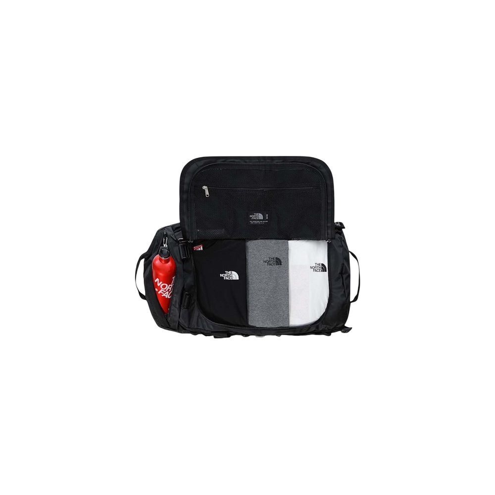 The North Face Schwarze Reisetasche aus recyceltem Polyester