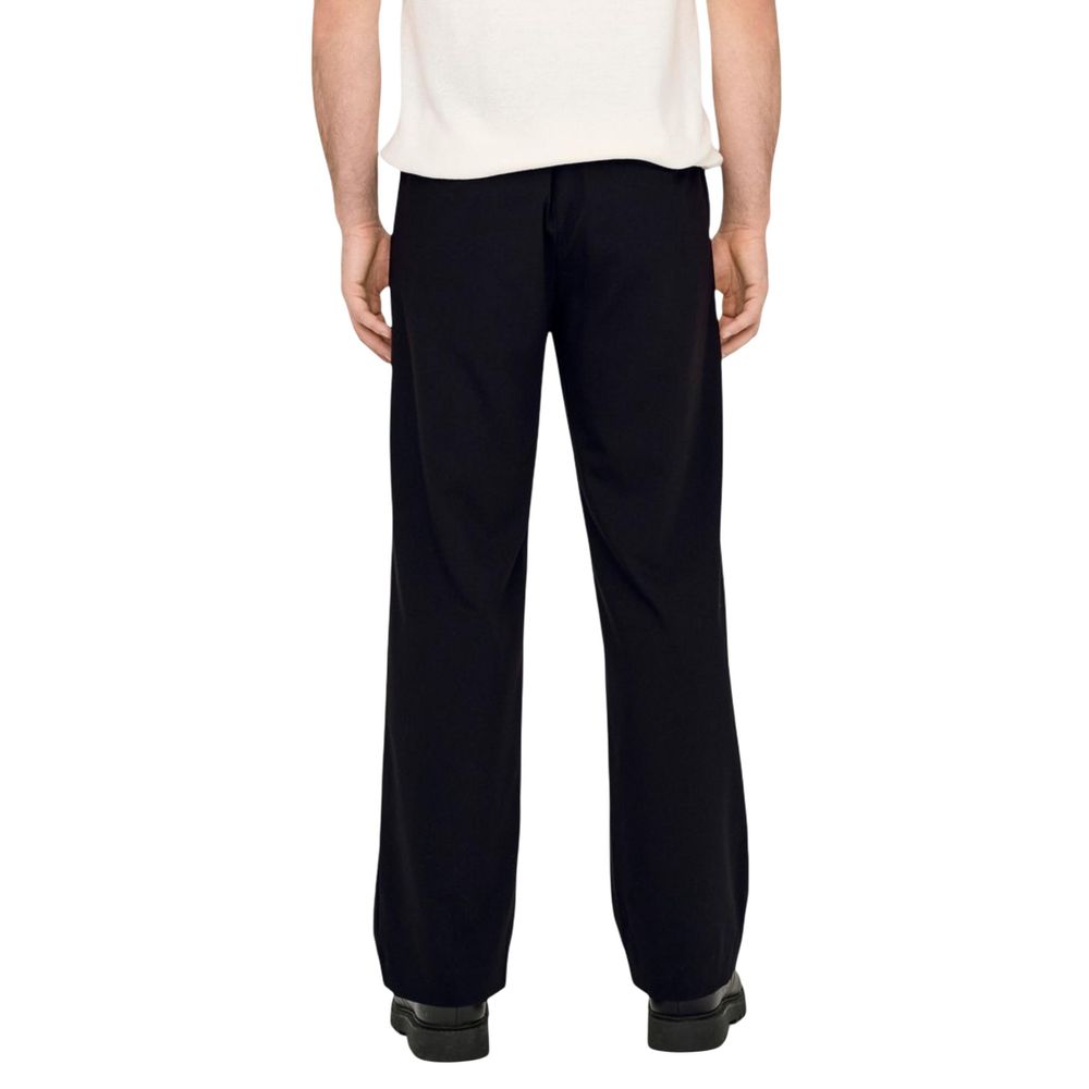 Only & Sons Schwarze Freizeithose aus Polyester