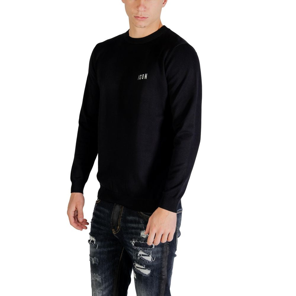 Icon Schwarzer Sweatshirt aus Viskose