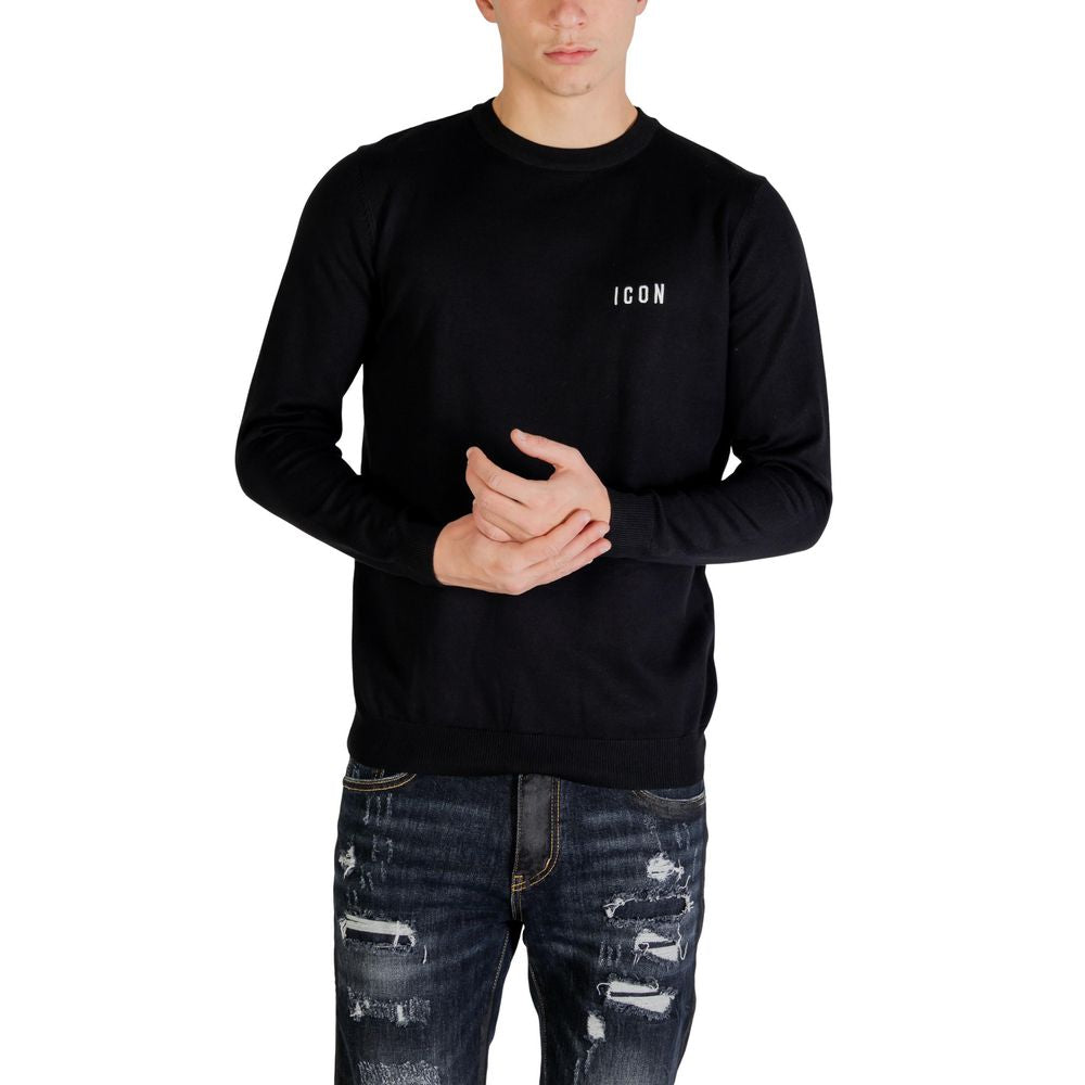 Icon Schwarzer Sweatshirt aus Viskose