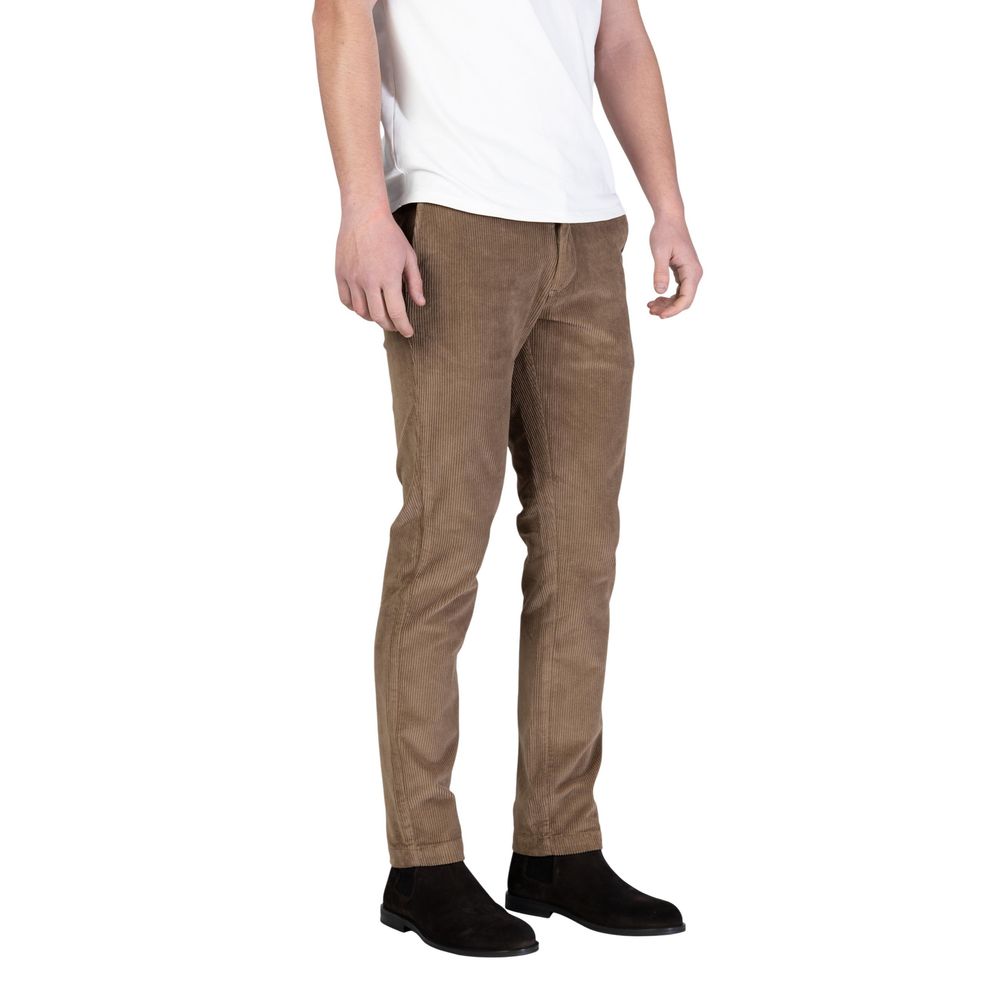 Borghese Braune Baumwollhose für die Freizeit