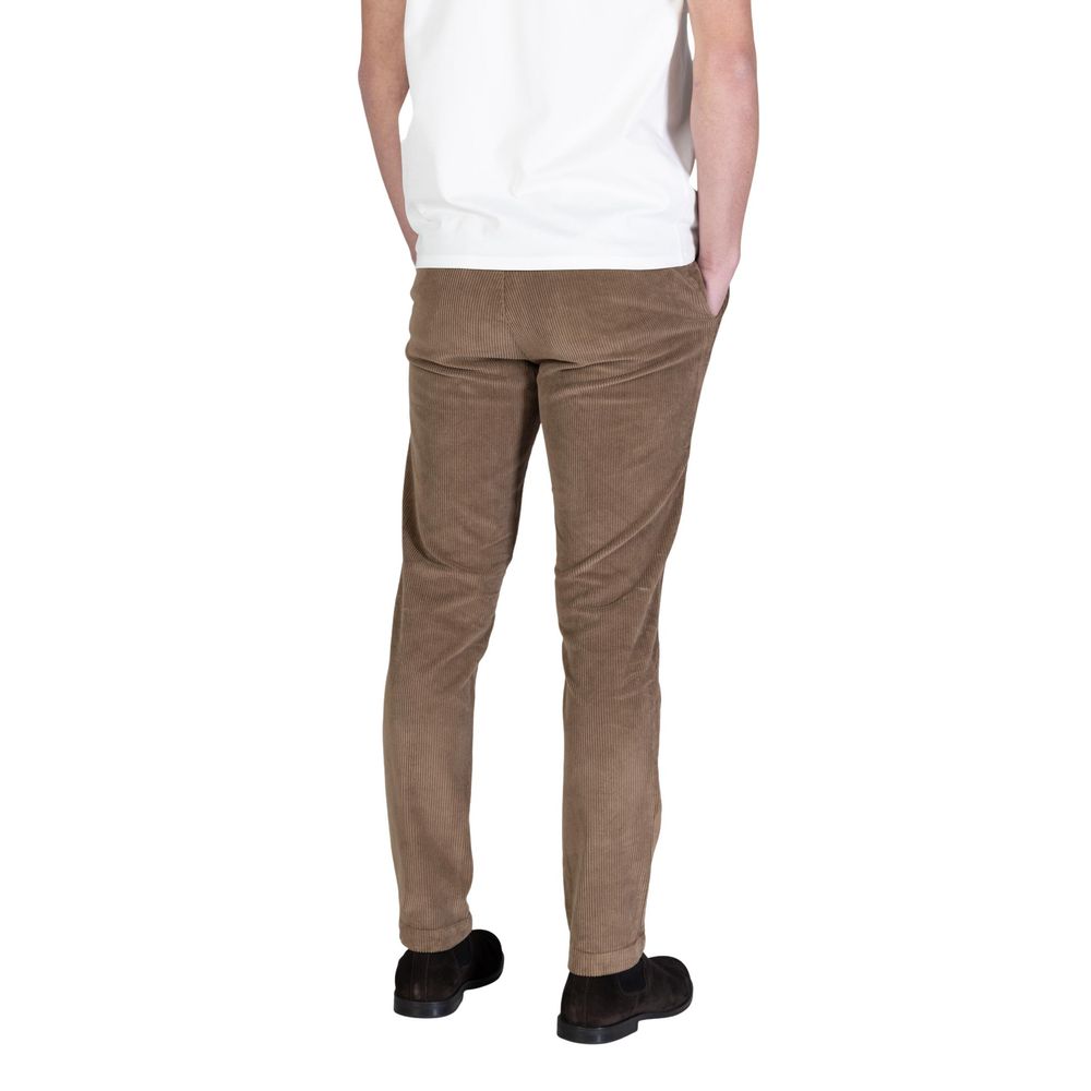 Borghese Braune Baumwollhose für die Freizeit