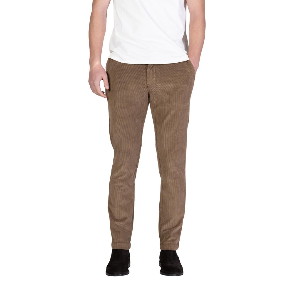 Borghese Braune Baumwollhose für die Freizeit