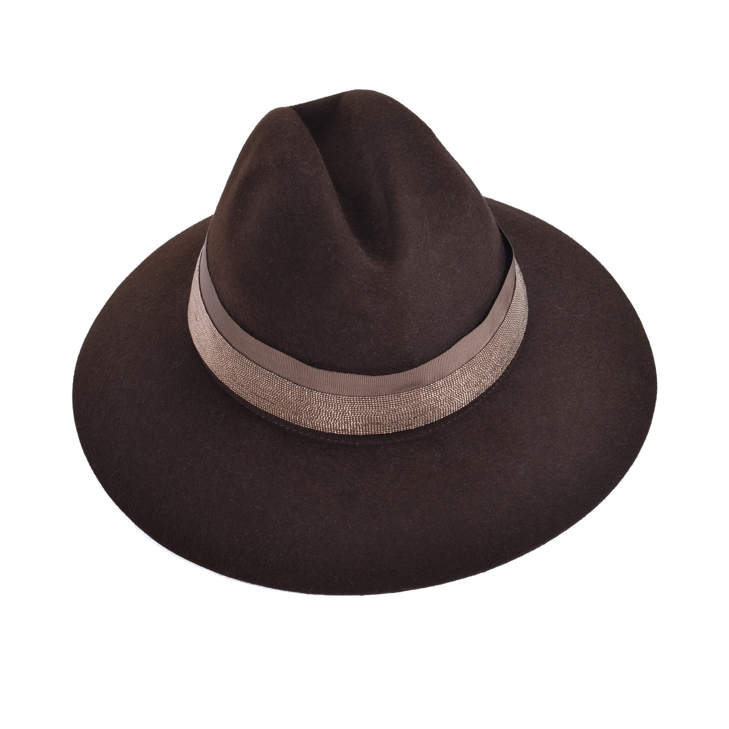 Brunello Cucinelli Brown Felt Hat