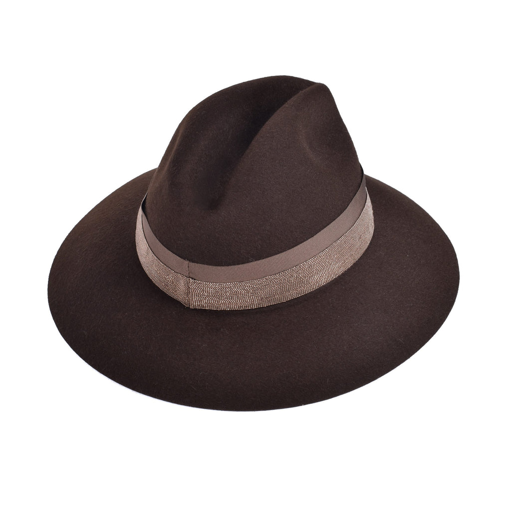Brunello Cucinelli Brown Felt Hat