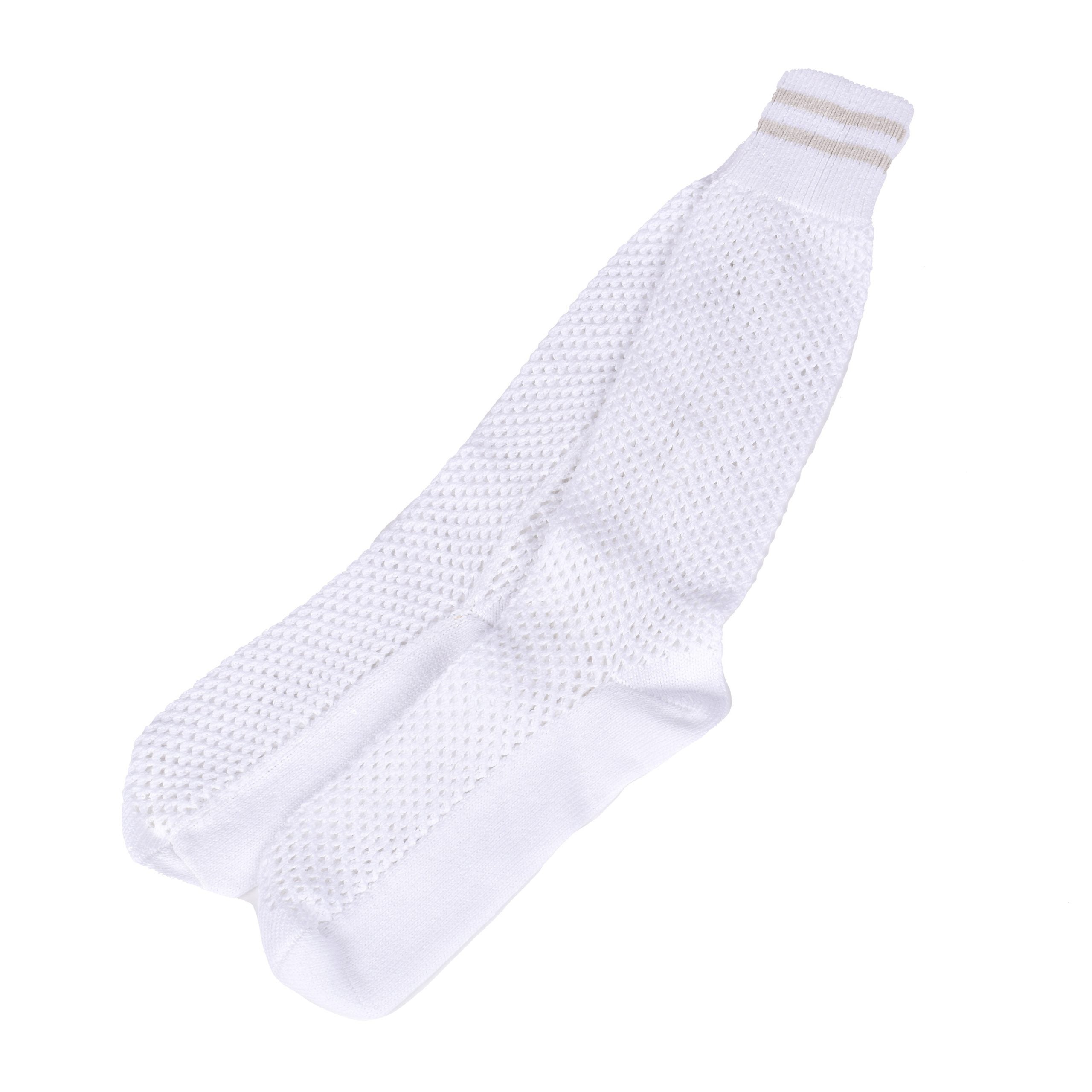 Brunello Cucinelli Weiße Baumwollsocken