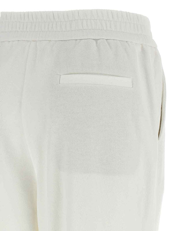 Brunello Cucinelli Weiße Baumwoll-Sporthose