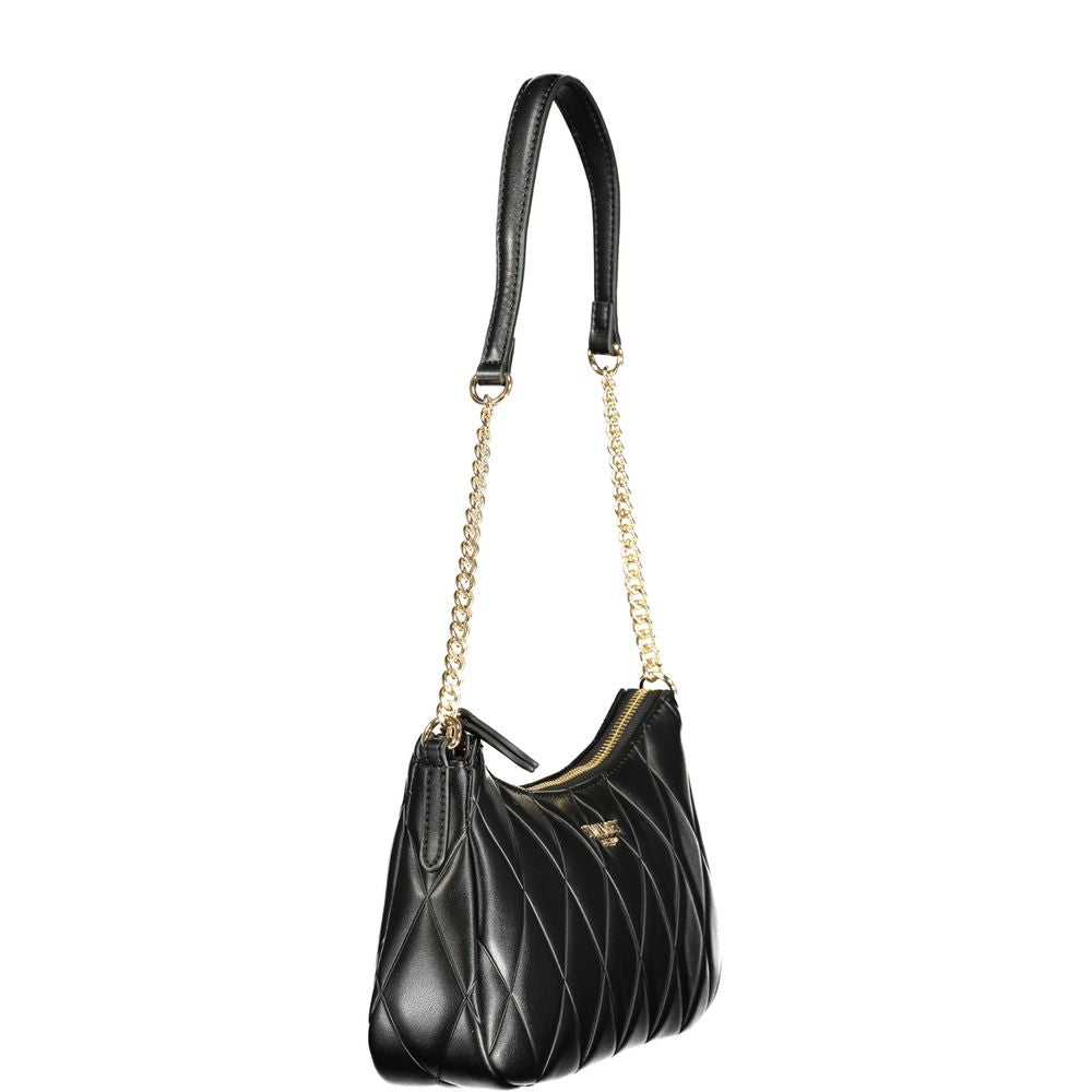 Twinset Schwarze Schultertasche aus Polyurethan für Damen