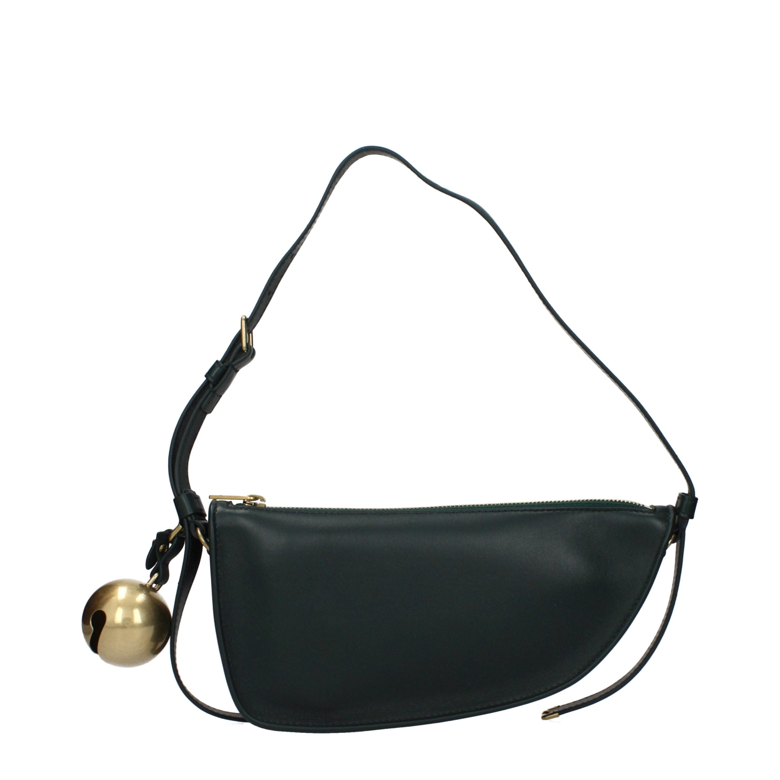 Burberry Grüne Leder Schultertasche