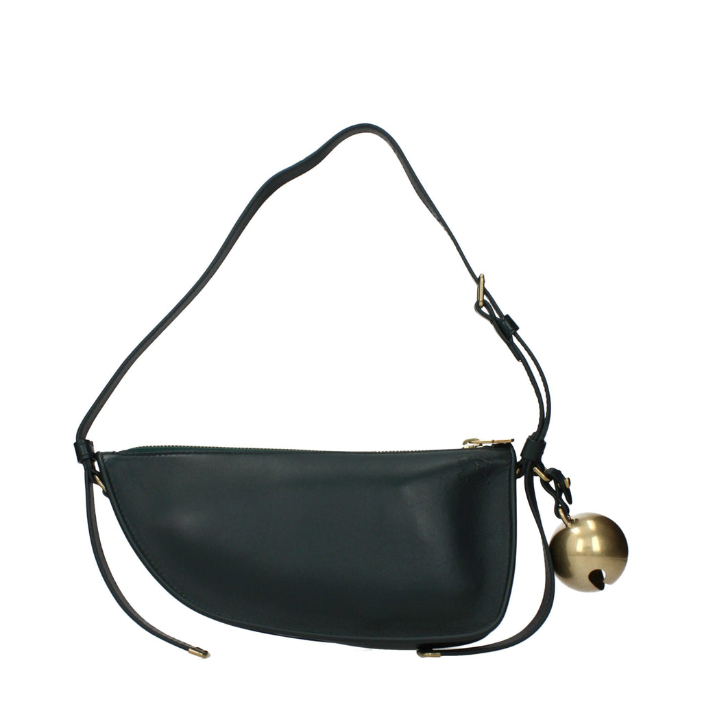 Burberry Grüne Leder Schultertasche