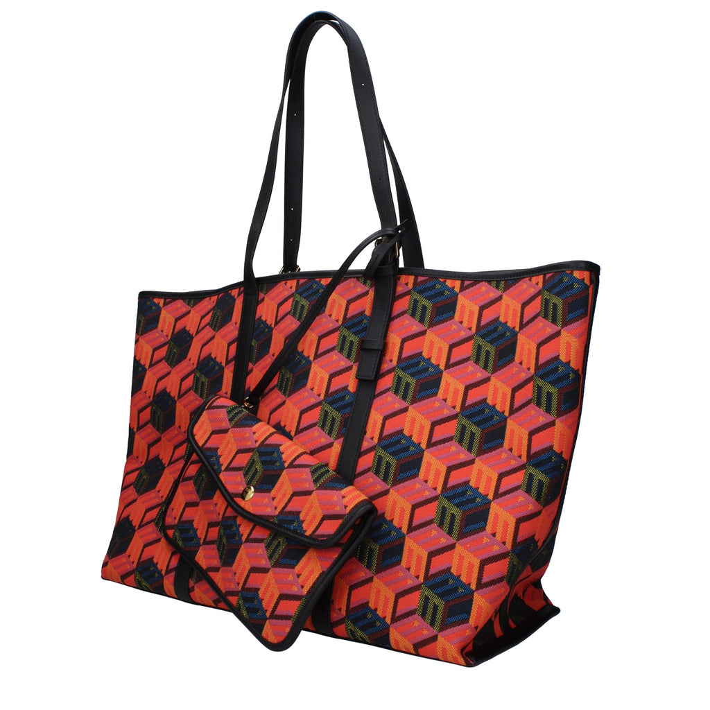 MCM Mehrfarbige Stoffhandtasche