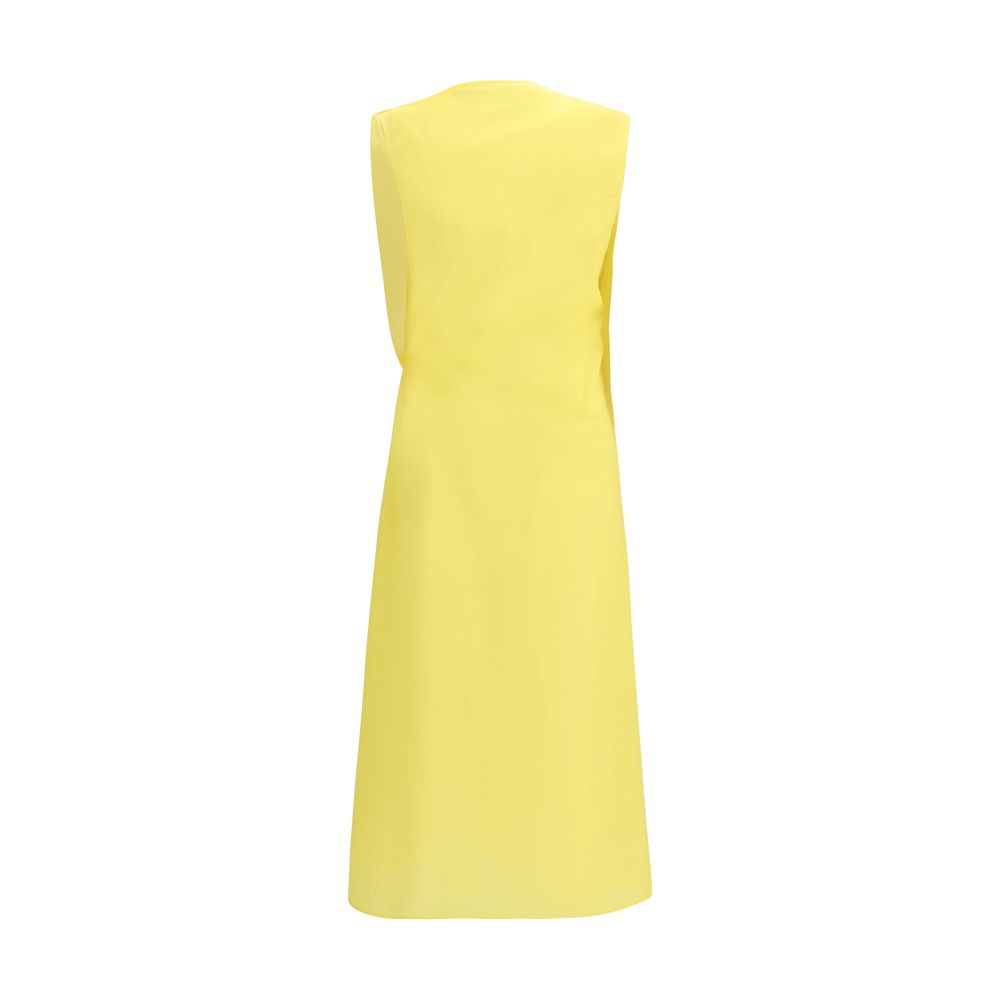 Jacquemus Two-Tone Cotton Casual Dress