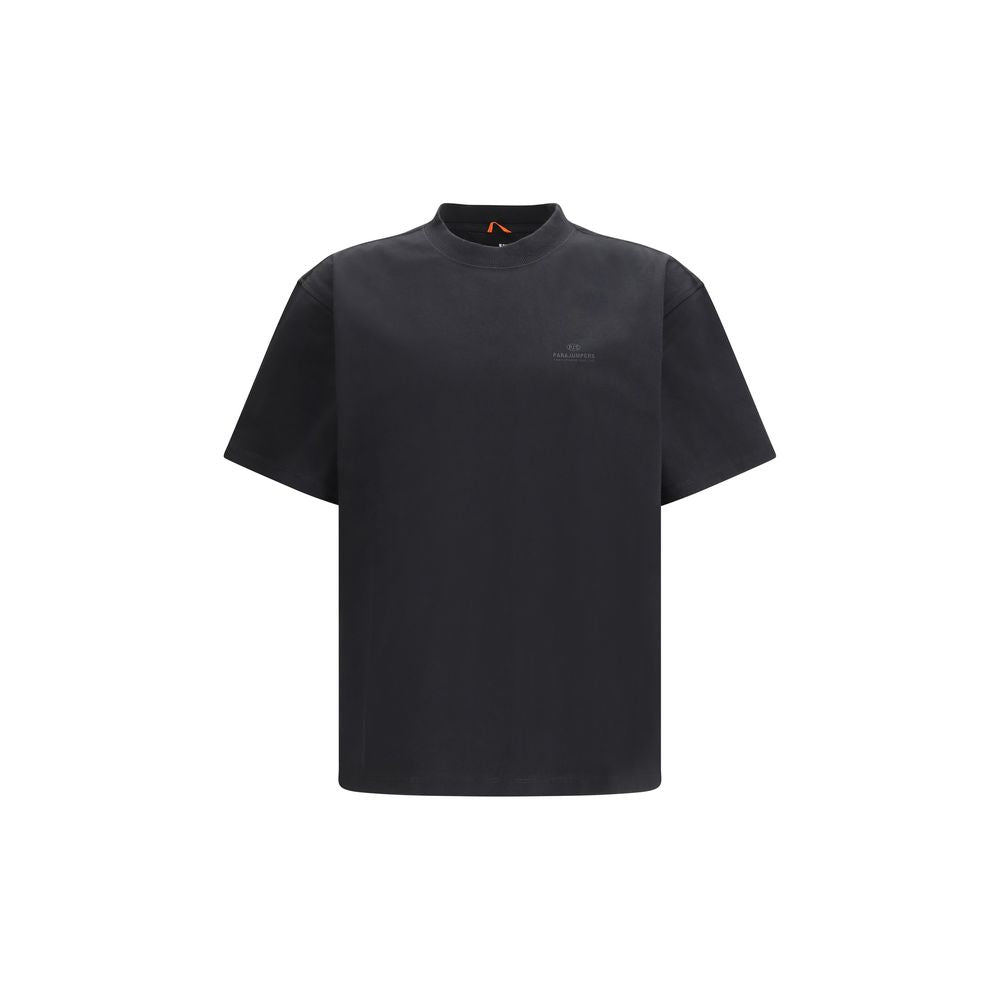 Parajumpers Schwarzes Baumwoll-T-Shirt
