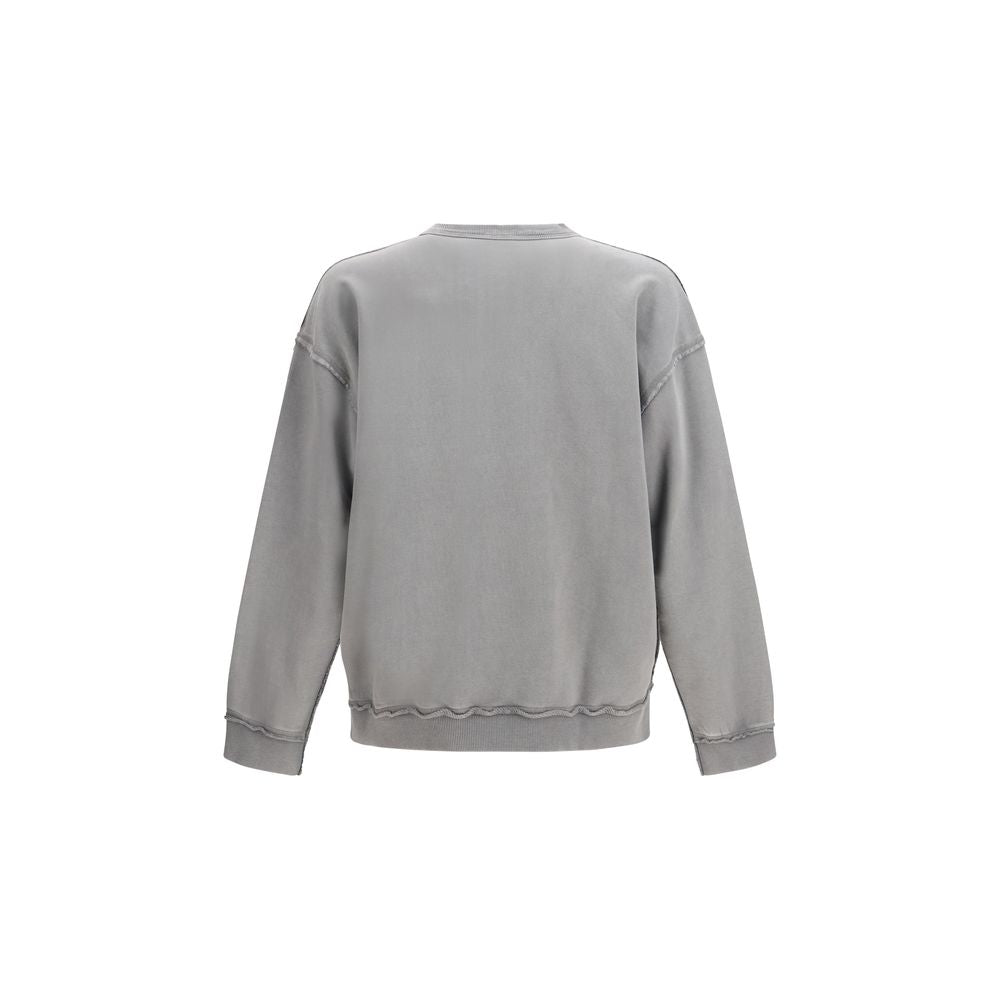 Diesel Grey Cotton Sweatshirt