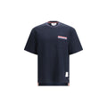 Thom Browne Blaues Baumwoll-T-Shirt