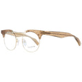 Yohji Yamamoto Brille aus Goldmetall & Kunststoff (Fassung)