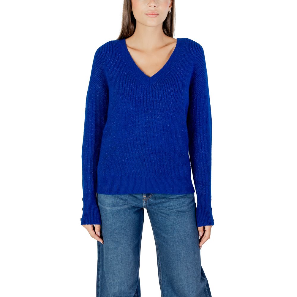 Morgan De Toi Blauer Pullover aus Polyester