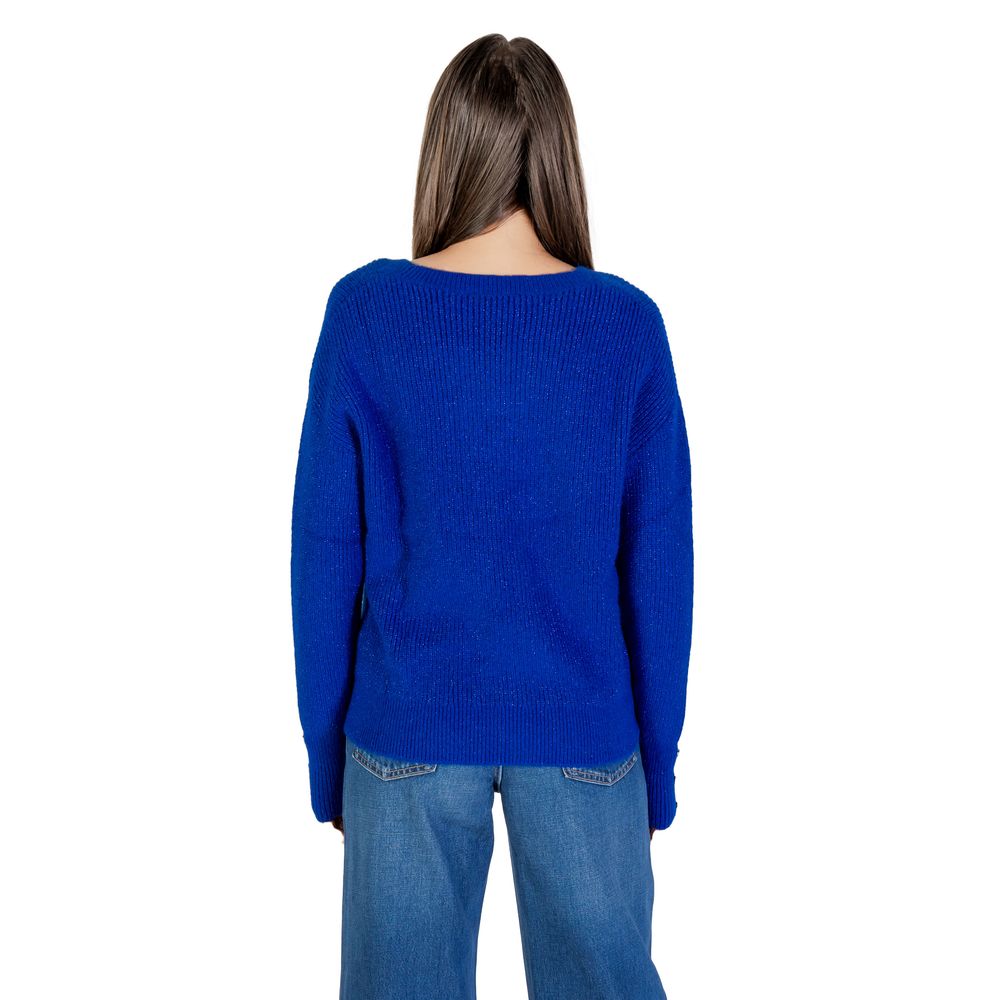 Morgan De Toi Blauer Pullover aus Polyester