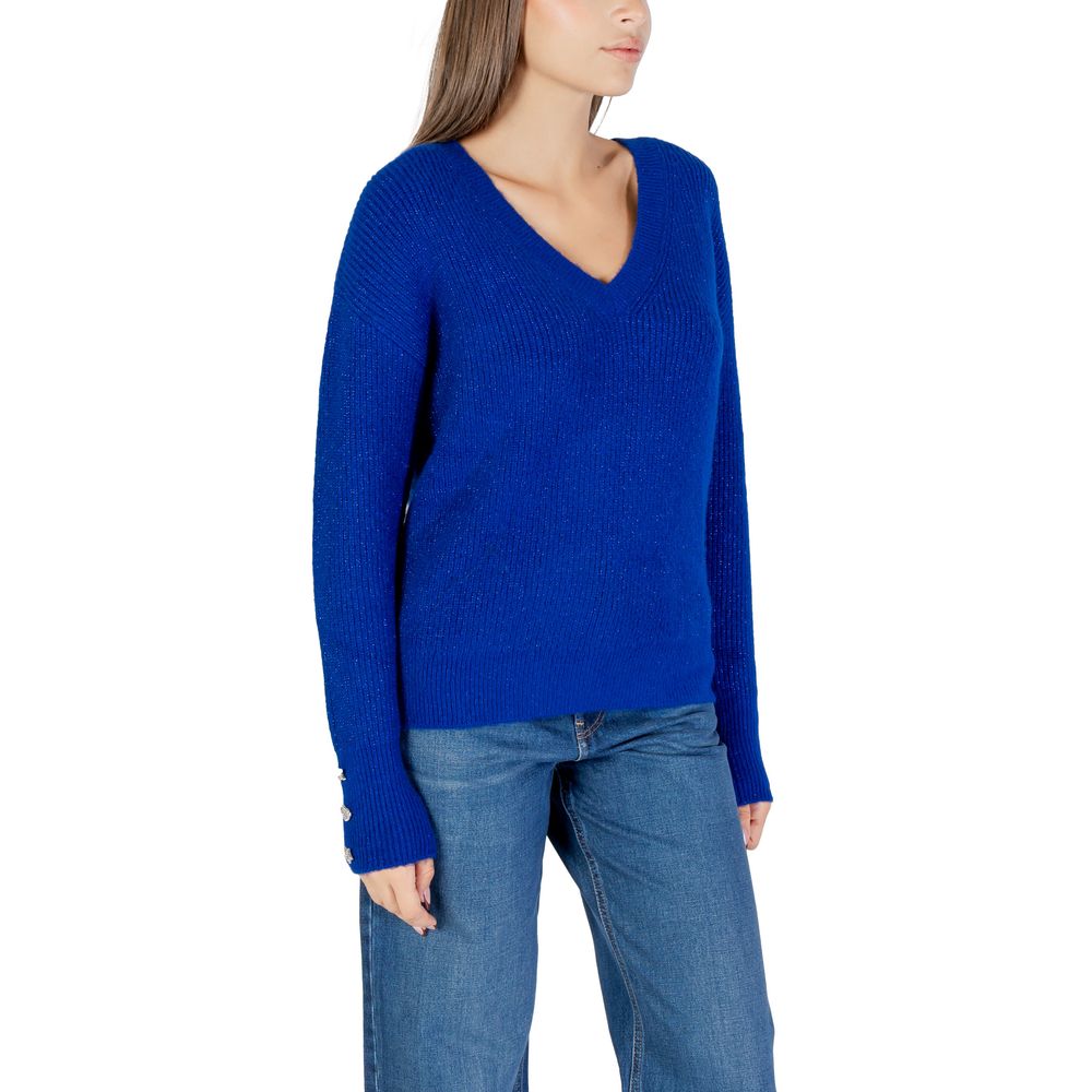 Morgan De Toi Blauer Pullover aus Polyester