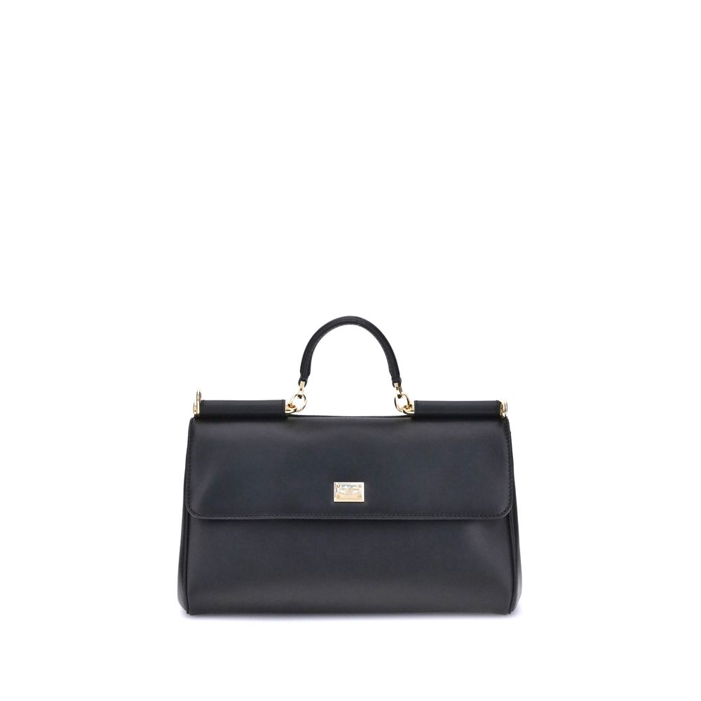 Dolce & Gabbana Black Calfskin Bos Taurus Shoulder Bag