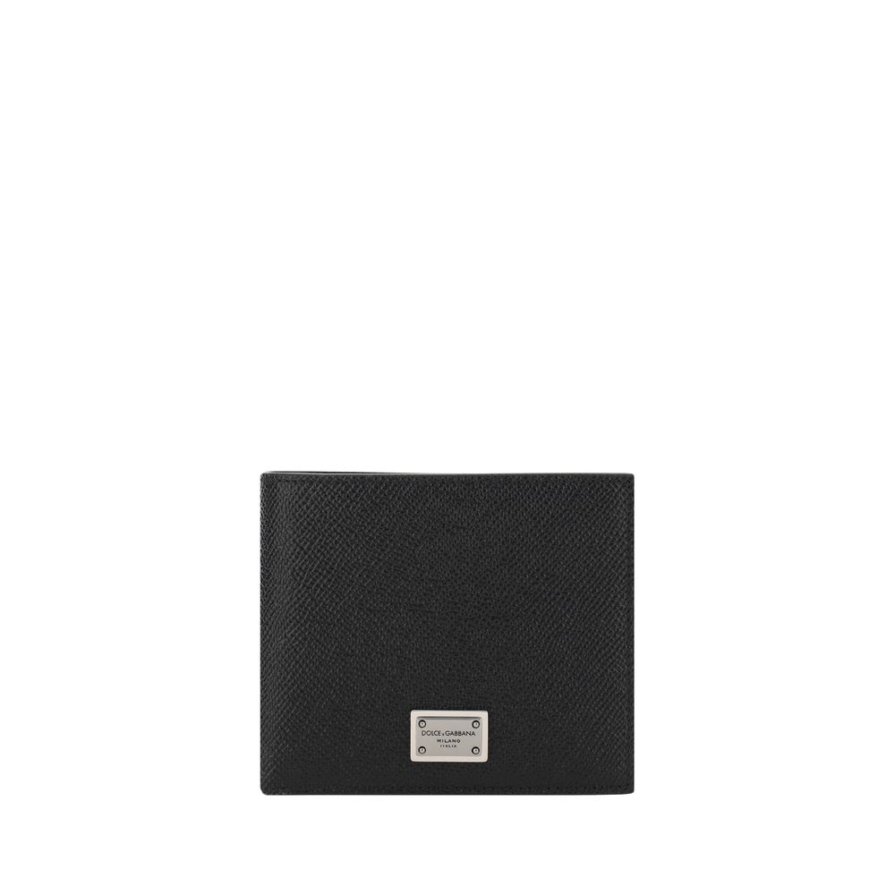 Dolce & Gabbana Black Calfskin Bos Taurus Wallet