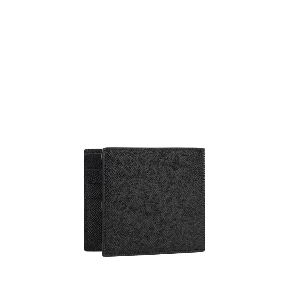 Dolce & Gabbana Black Calfskin Bos Taurus Wallet
