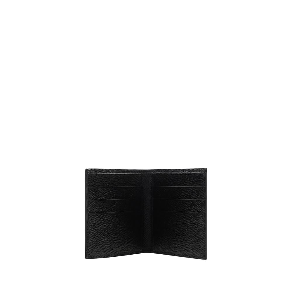 Dolce & Gabbana Black Calfskin Bos Taurus Wallet
