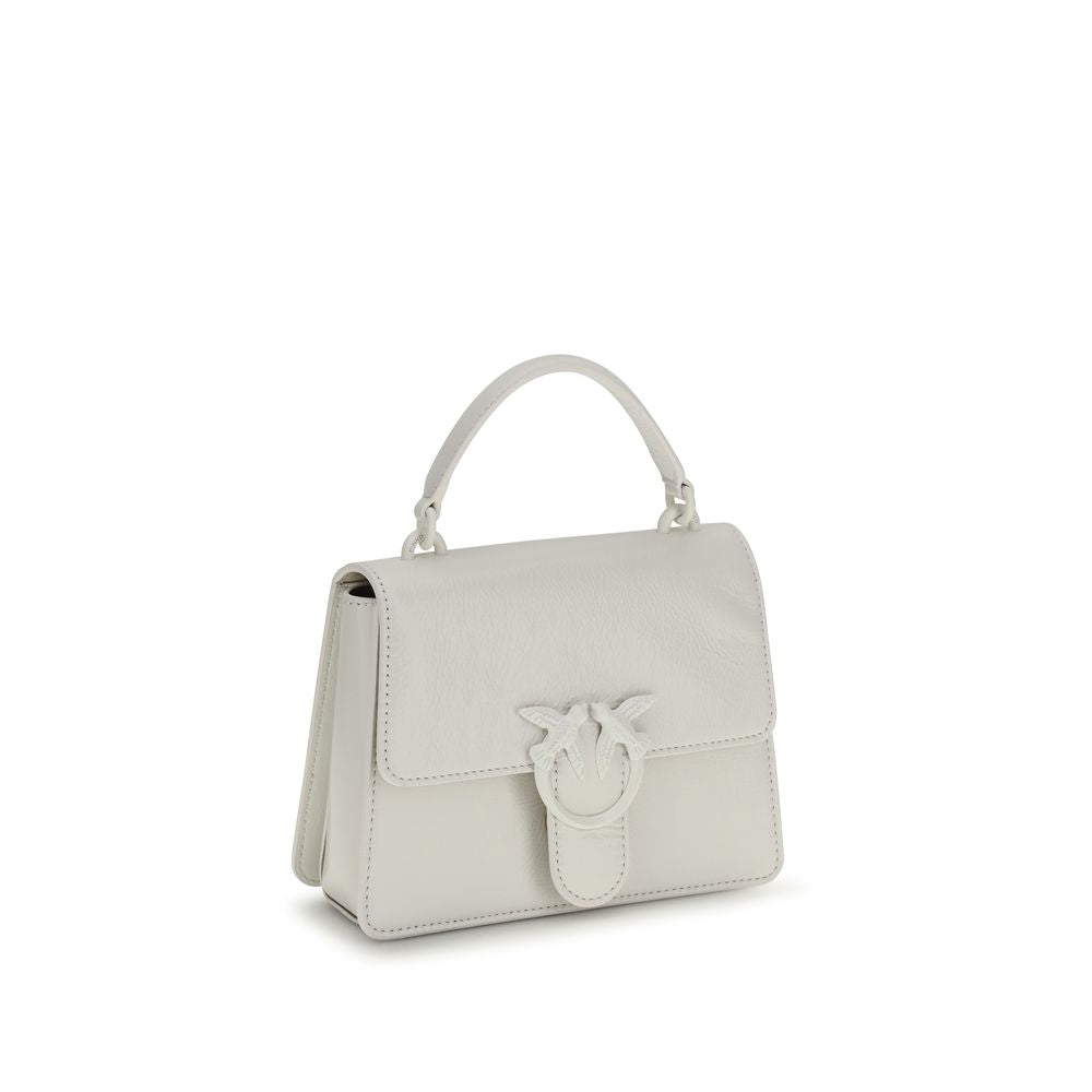 PINKO Weiße Ziegenleder-Handtasche